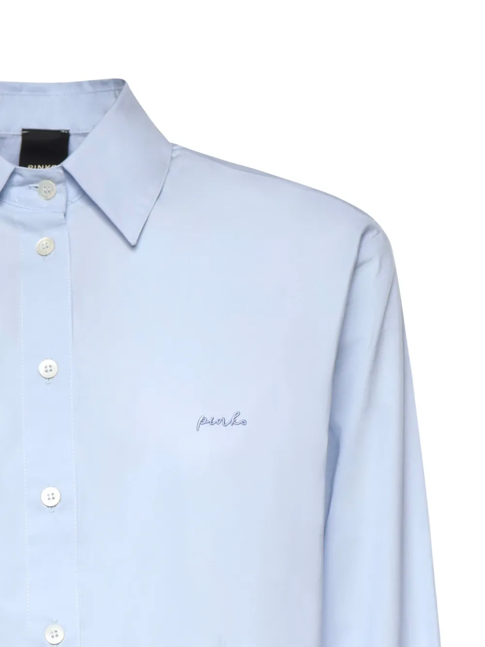 PINKO Gestreept blouse met knopen Blauw