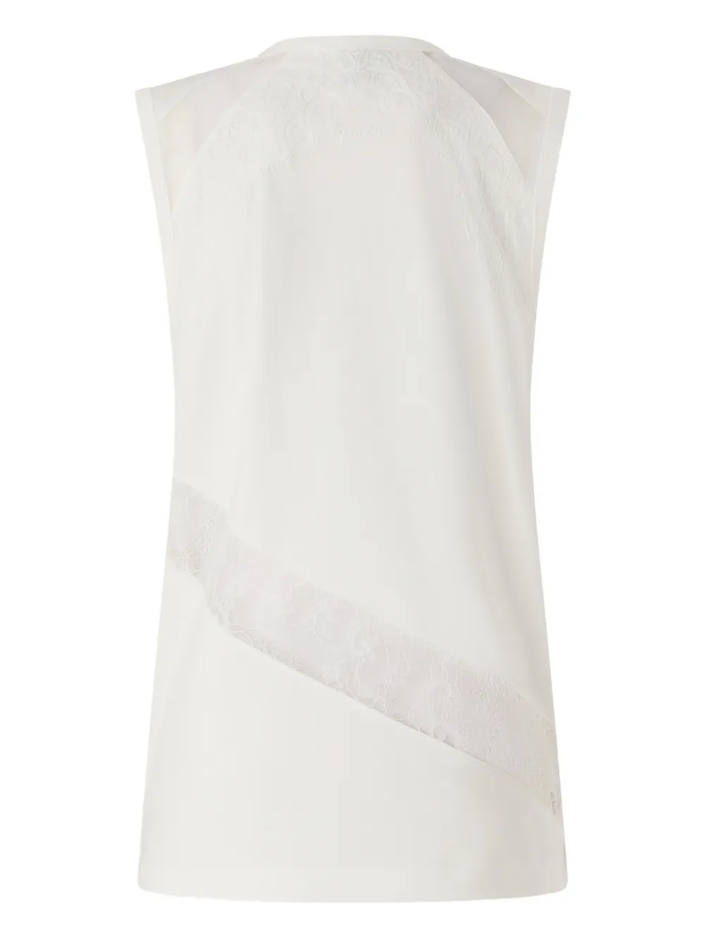 PINKO Tanktop met kant Wit