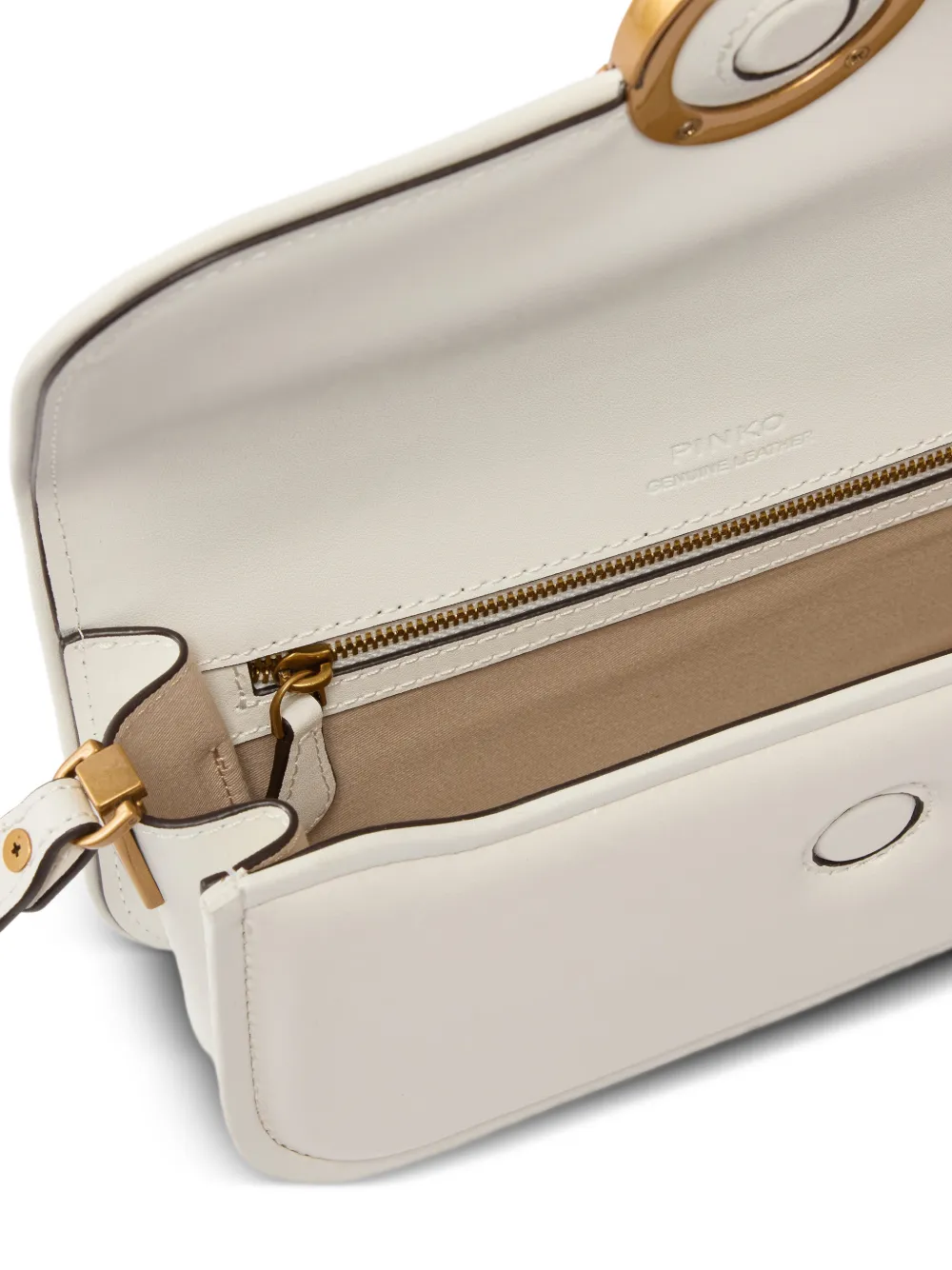 PINKO Love Box kleine crossbodytas Wit
