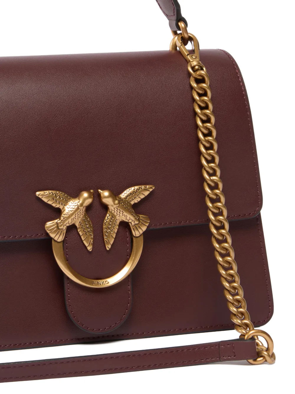 PINKO Love One klassieke shopper Bruin