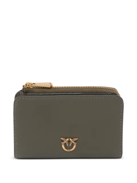 PINKO logo plaque zip wallet