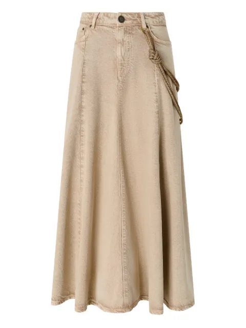 PINKO falda con detalle de cuerda