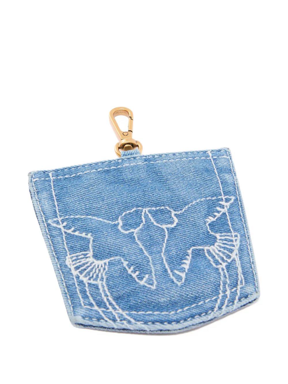  Pinko Cartera Bordada - Azul 