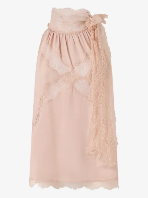 PINKO lace-bow top