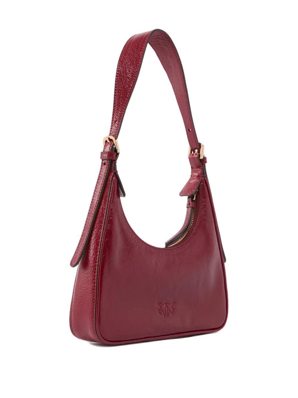 PINKO Miss kleine leren schoudertas Rood