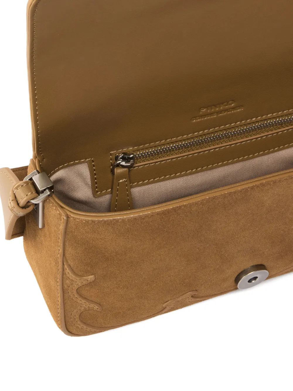 PINKO Schoudertas met applicatie Bruin