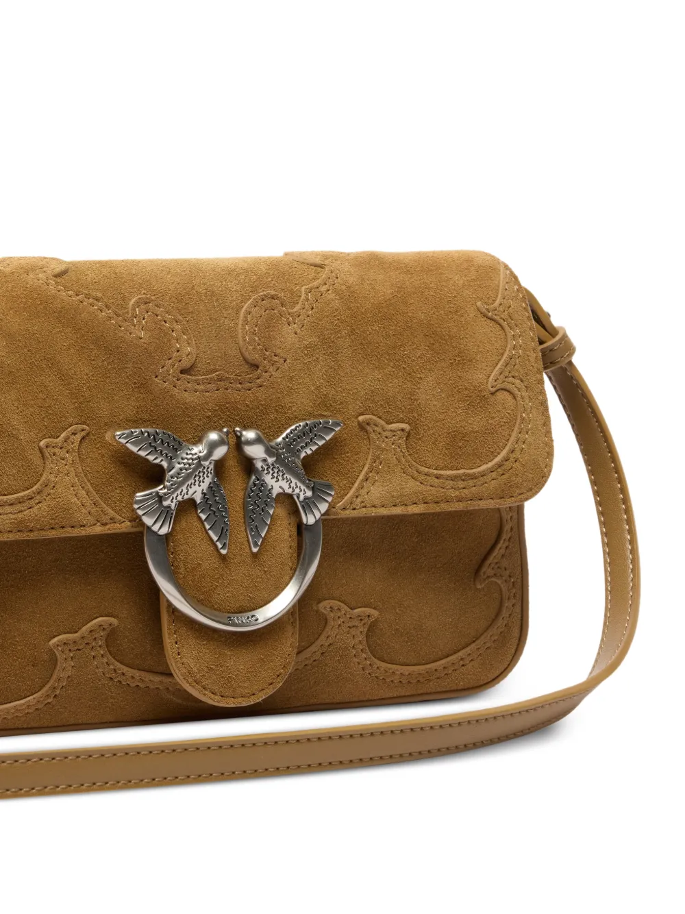 PINKO Schoudertas met applicatie Bruin