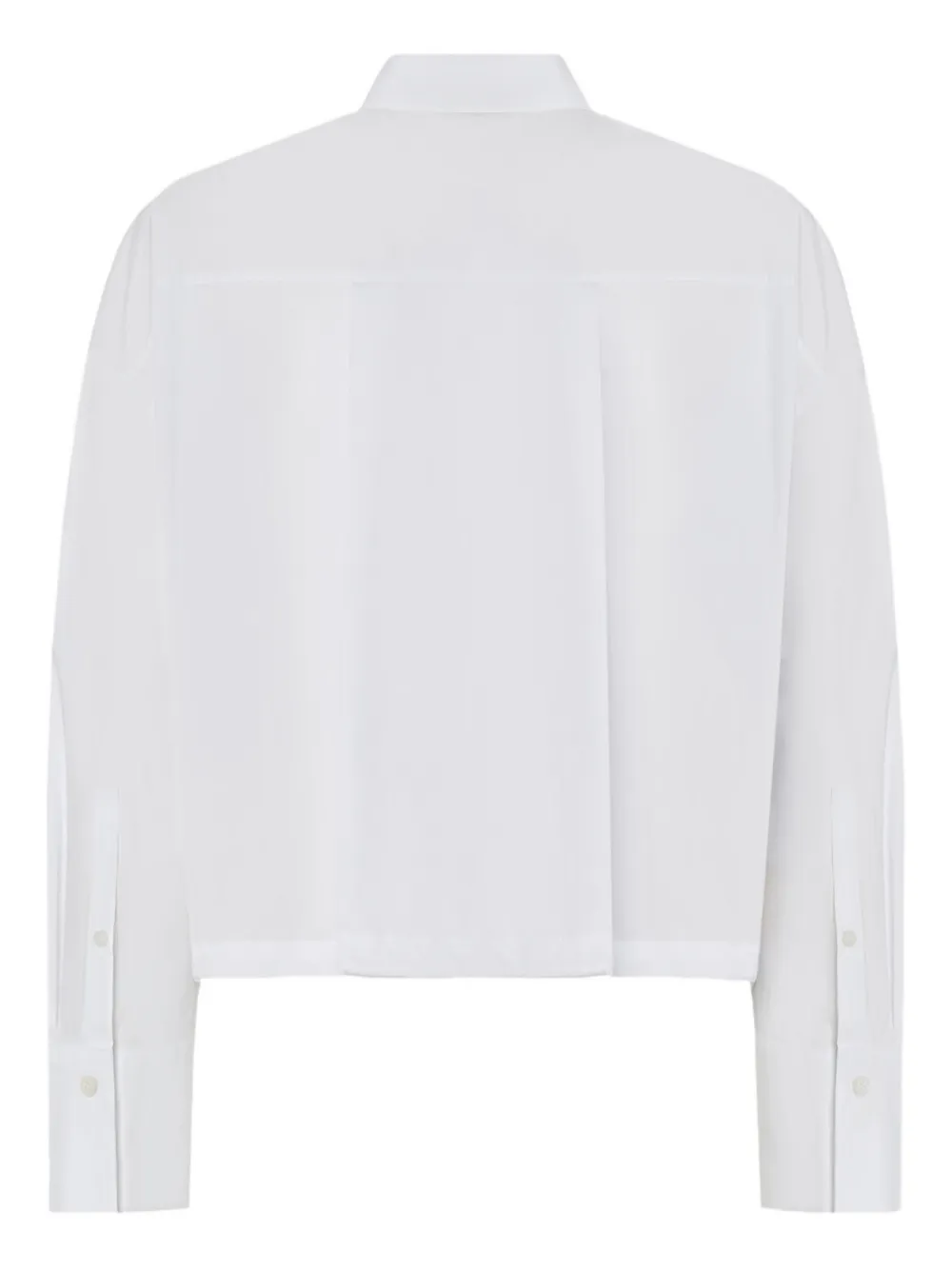 PINKO buttoned collar cotton shirt - Wit