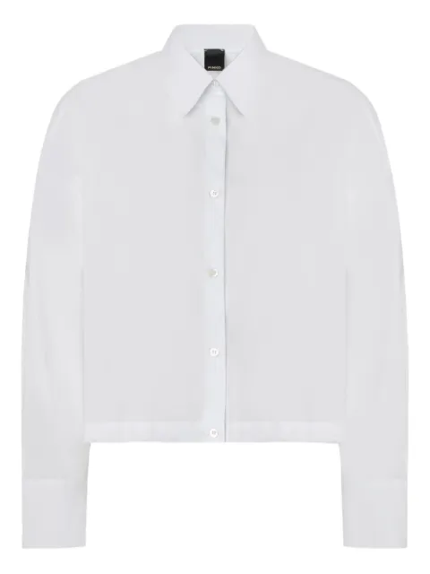 PINKO buttoned collar cotton shirt