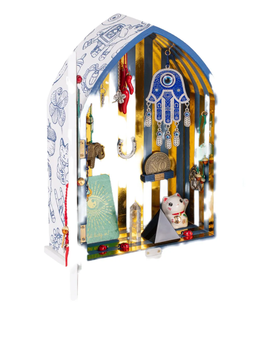 Seletti Decorative Objects Mixed Color Uni In White