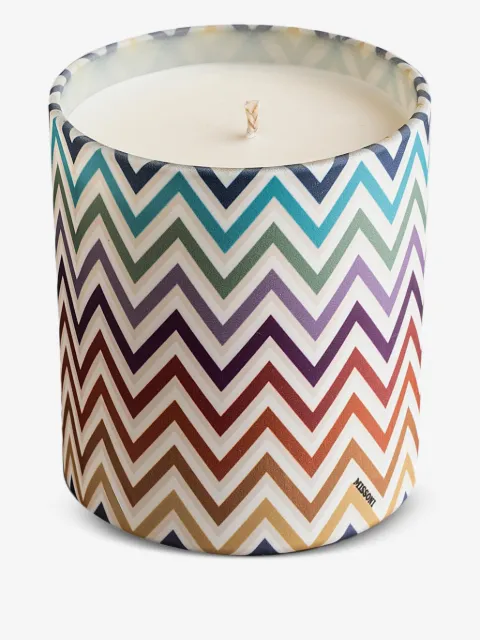 Missoni Home Watamu chevron scented candle (220g)