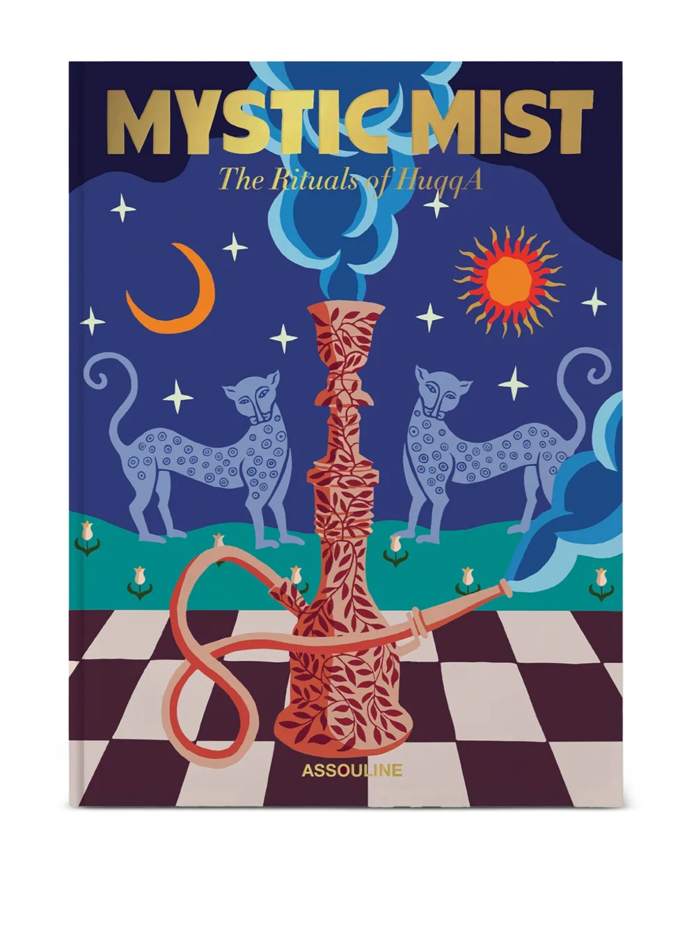 Assouline Mystic Mist Rituals Huqqa Hardcover Book In Blue