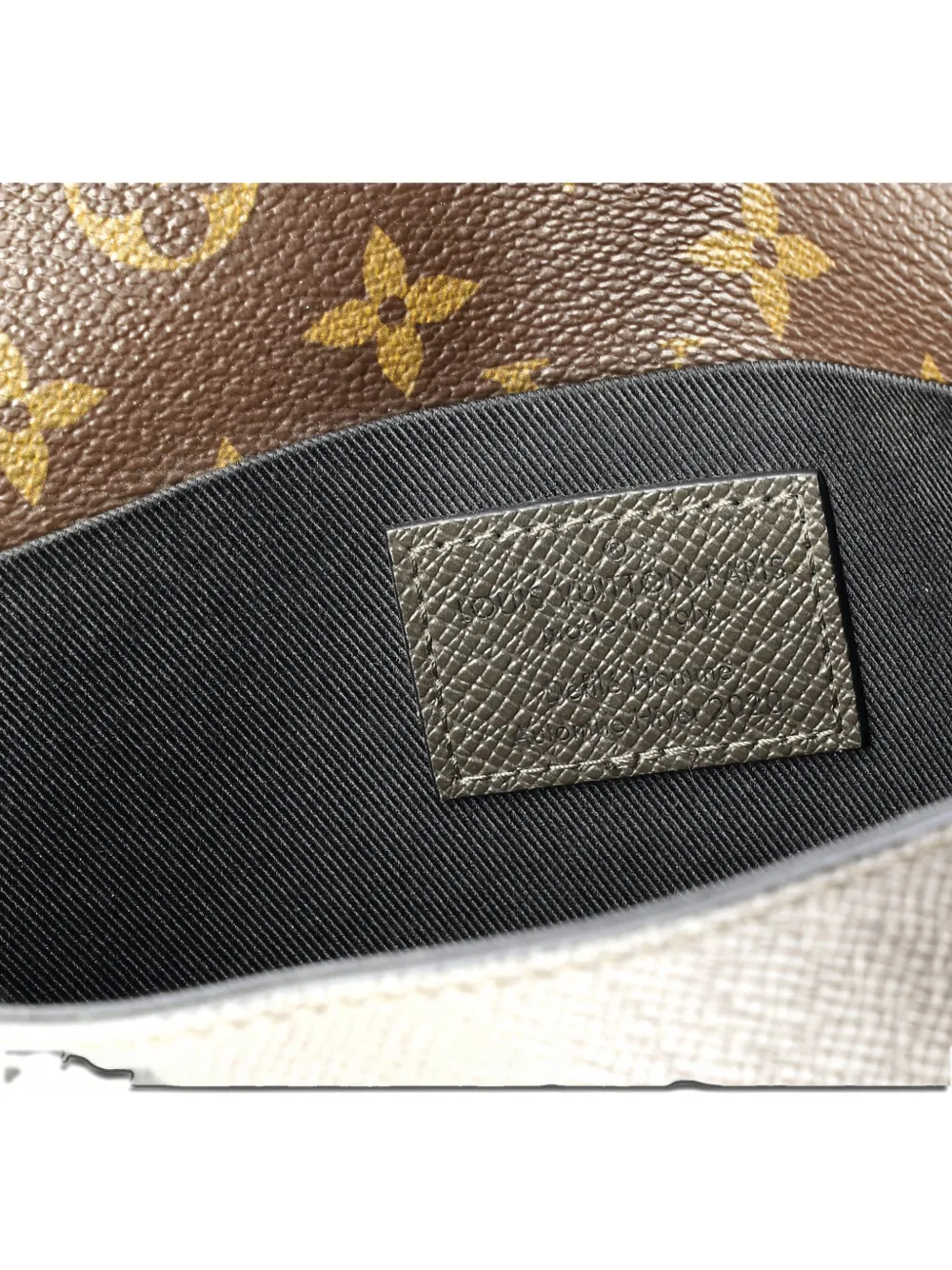 Pre-owned Louis Vuitton Pochette Voyage Steamer Leather And Monogram Canvas Clutch Bag In Brown