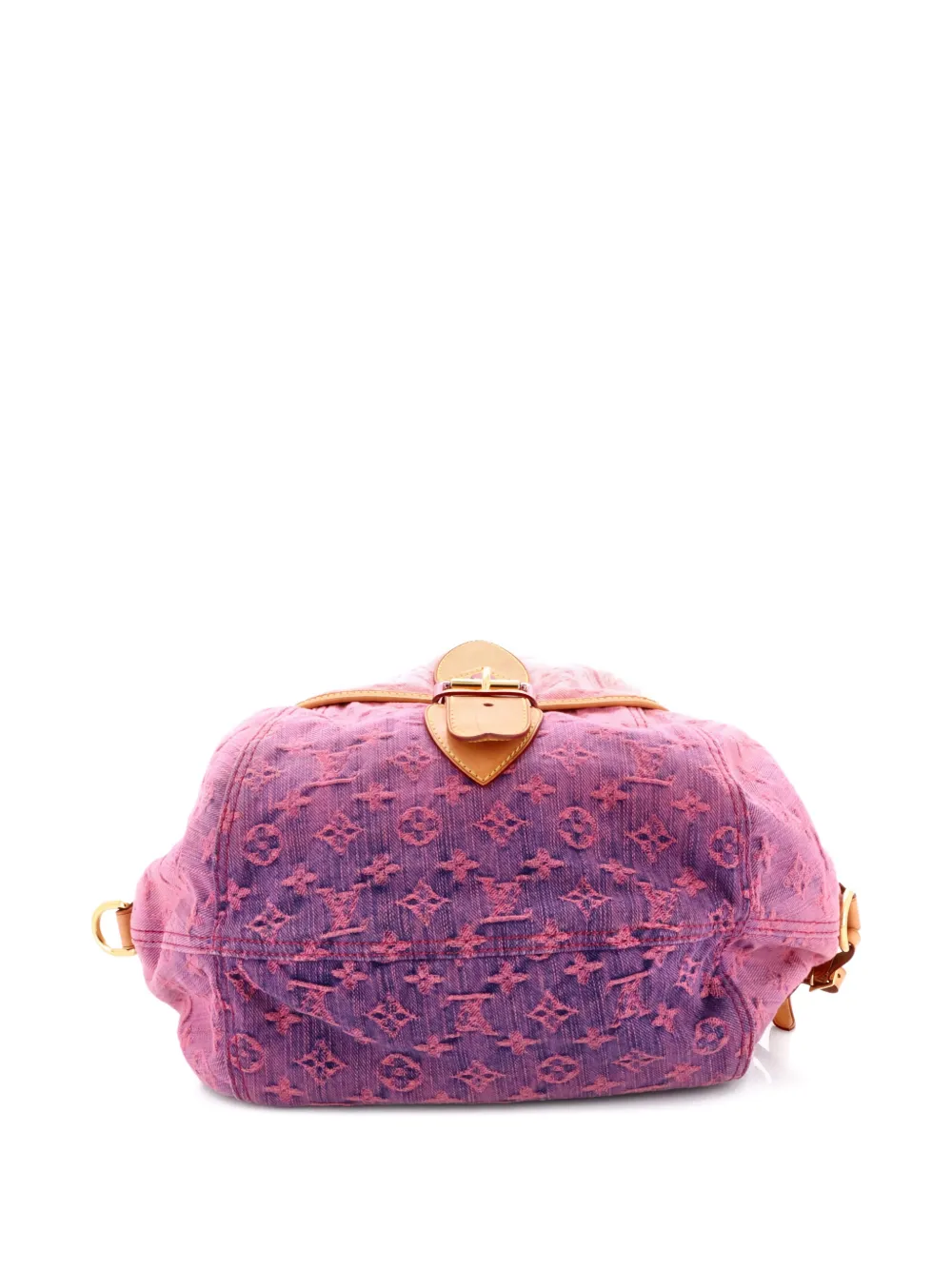 Pre-owned Louis Vuitton Sunshine Handbag Denim Crossbody Bag In Pink