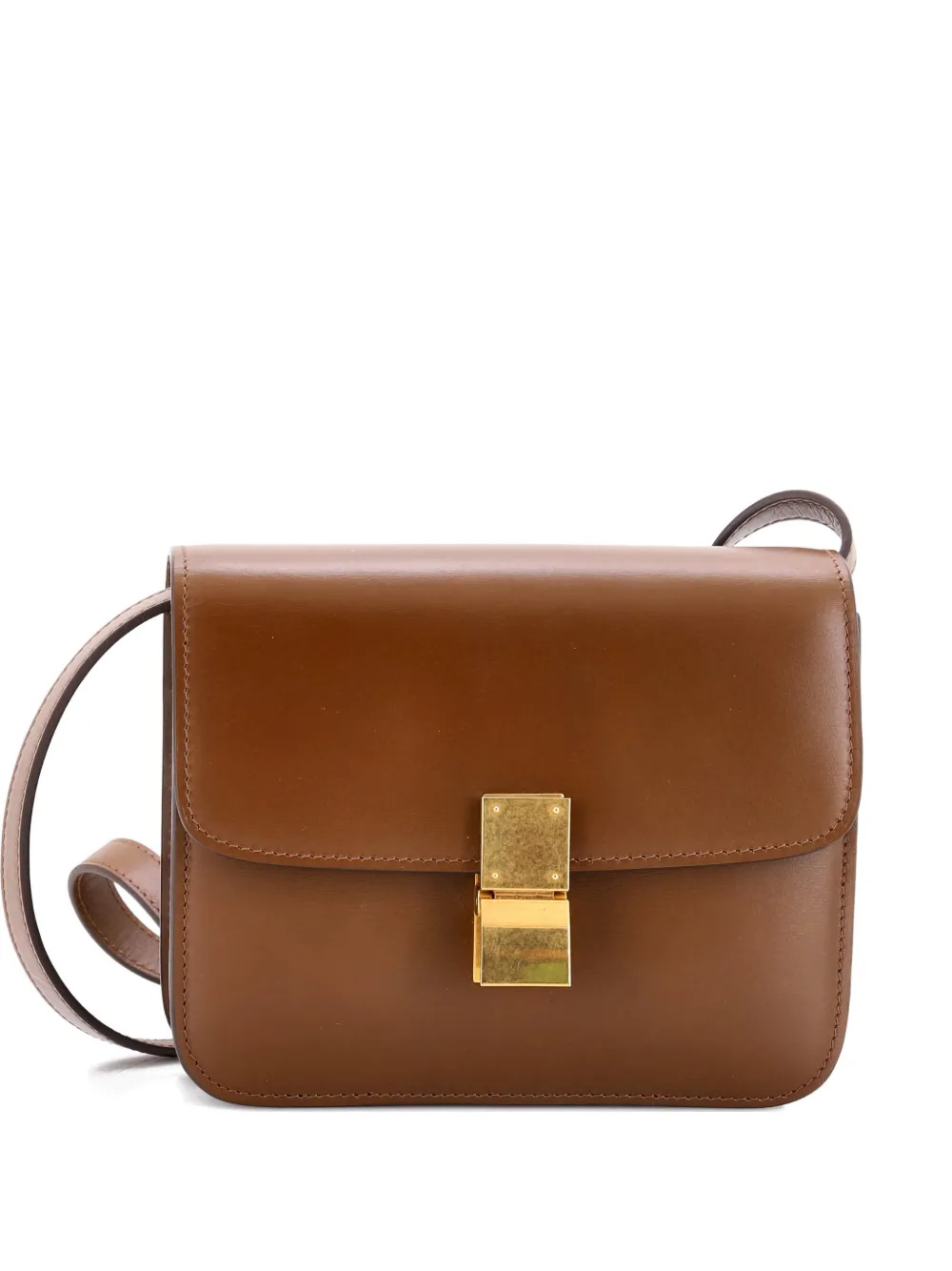 Celine Pre-Owned Classic Box Bag Smooth Leather Teen shoulder bag - Marrone