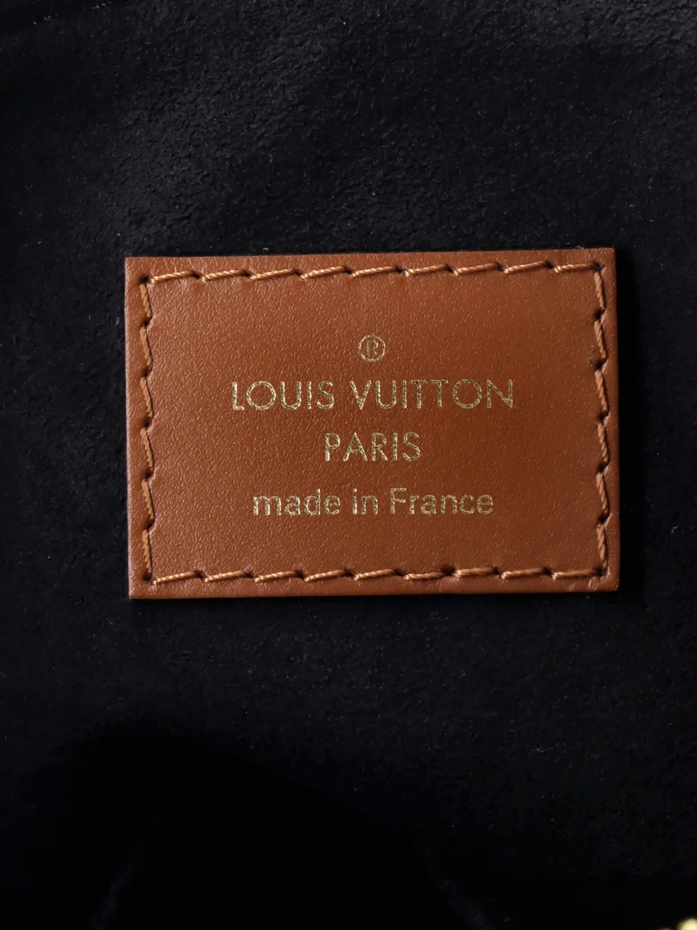 LOUIS VUITTON Pre-owned V Tote Monogram Canvas And Leather Mm Shoulder Bag In Black