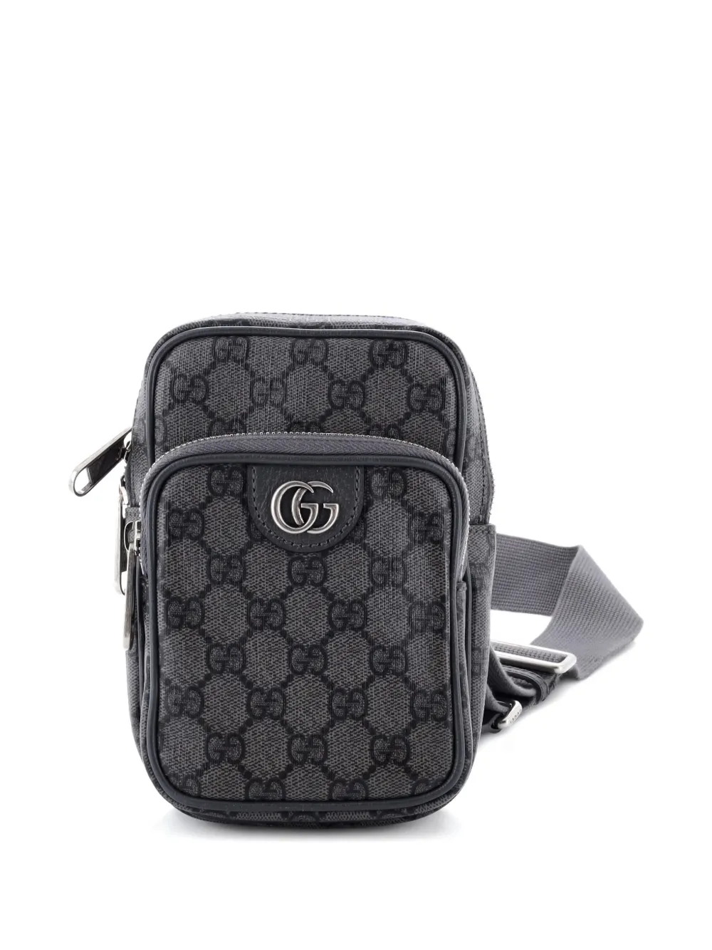 Gucci Pre-Owned Ophidia Sling Bag GG Coated Canvas Mini crossbody bag - Grigio