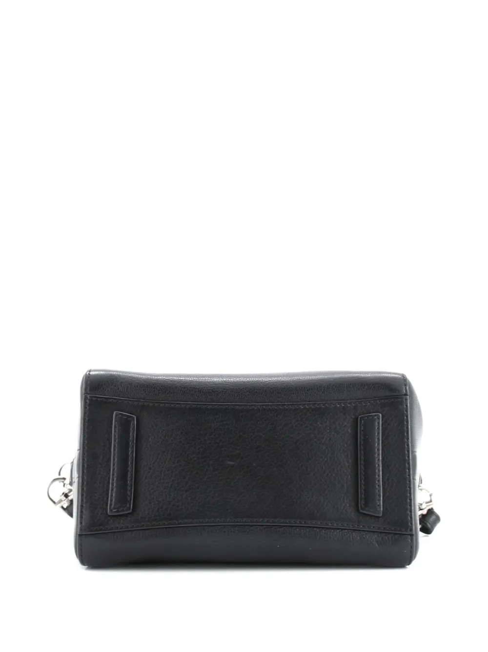 Pre-owned Givenchy Antigona Bag Leather Mini Crossbody Bag In Black