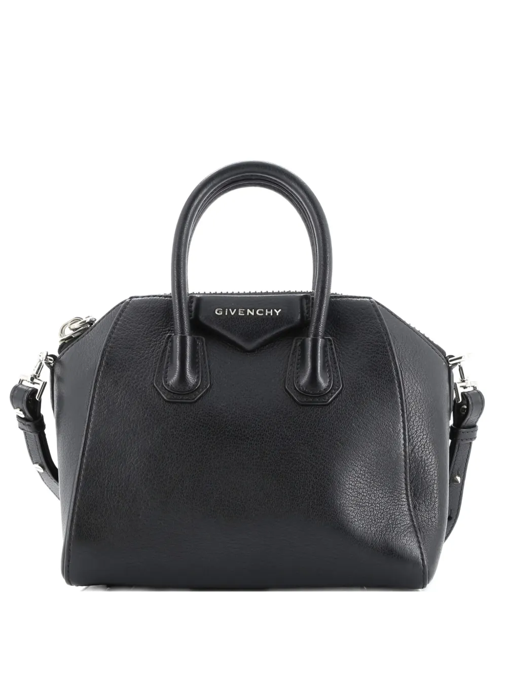 Givenchy Pre-Owned Antigona Bag Leather Mini crossbody bag - Nero