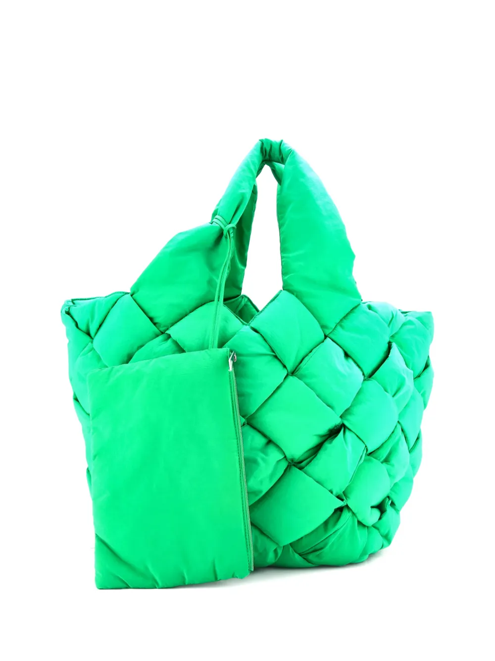 Medium Nylon Intrecciato Cassette Bag