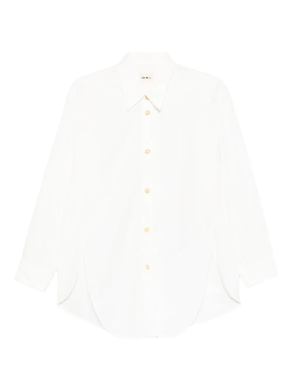 KHAITE Goya button shirt - Bianco