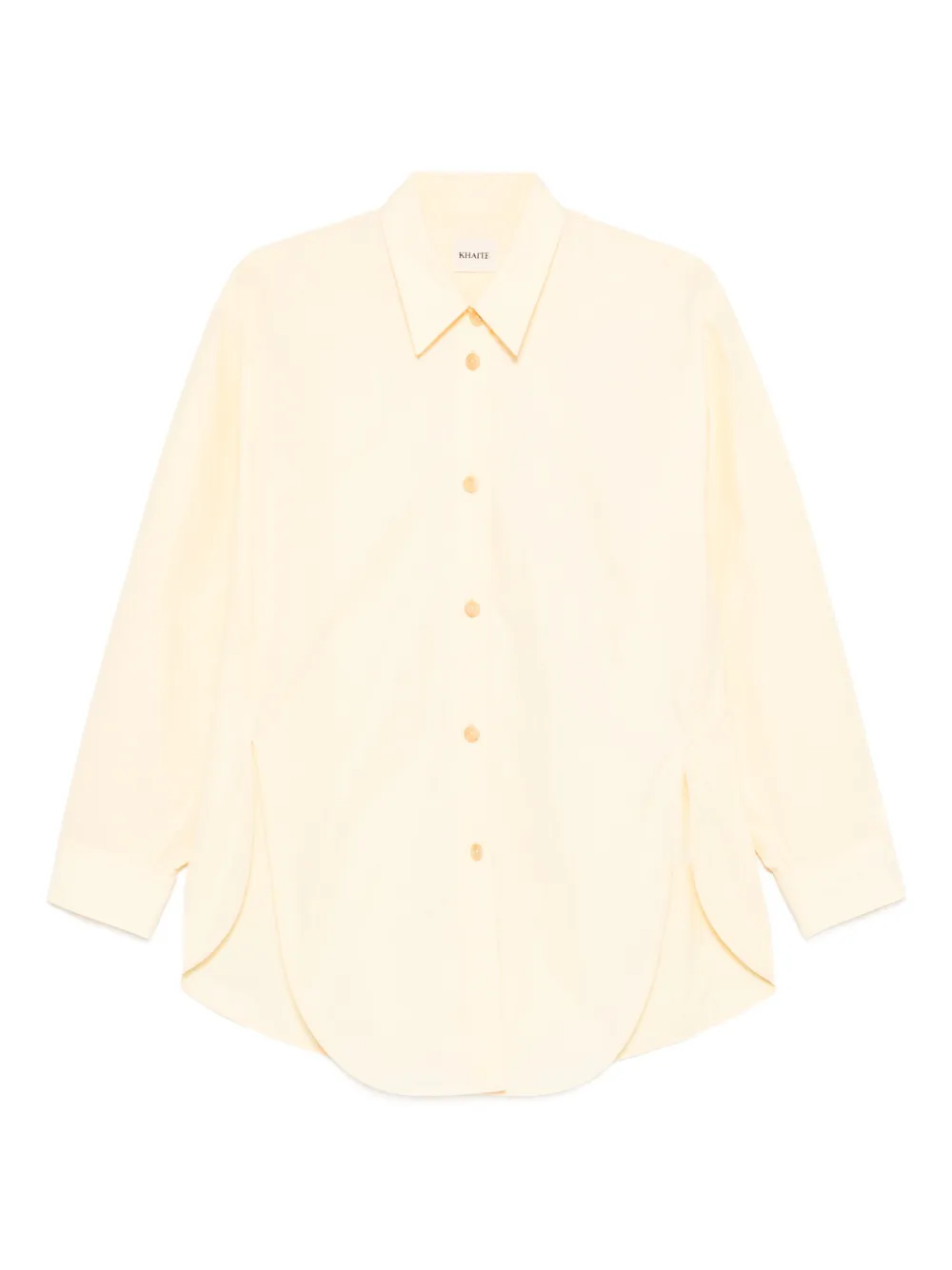 KHAITE Goya yellow shirt - Giallo