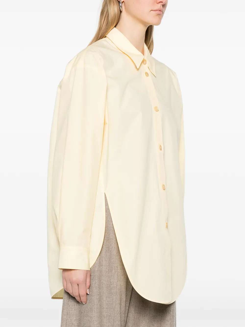 KHAITE Goya blouse Geel