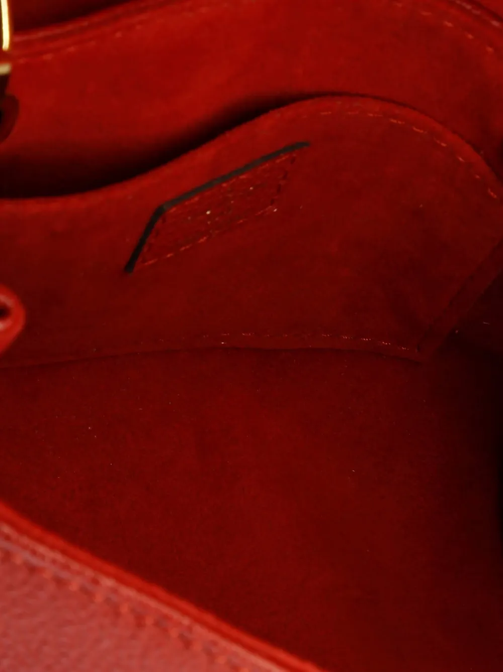 LOUIS VUITTON Pre-owned Saint Germain Handbag Monogram Empreinte Leather Bb Crossbody Bag In Red