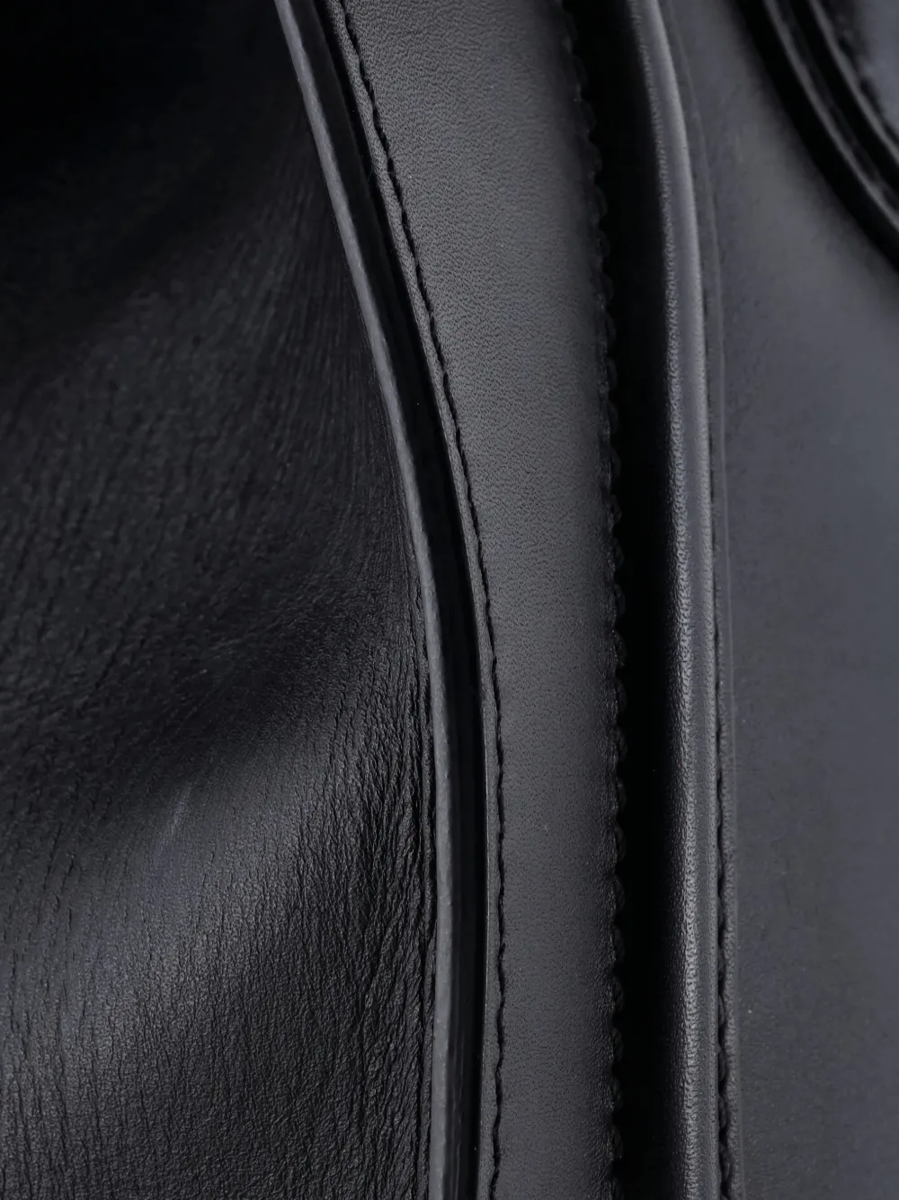 Pre-owned Celine Luggage Bag Smooth Leather Mini Tote Bag In Black