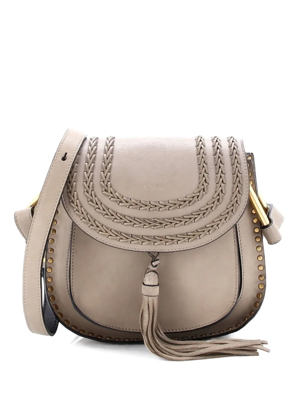 Chloé Pre-Owned Borsa a tracolla Hudson piccola in pelle - Grigio