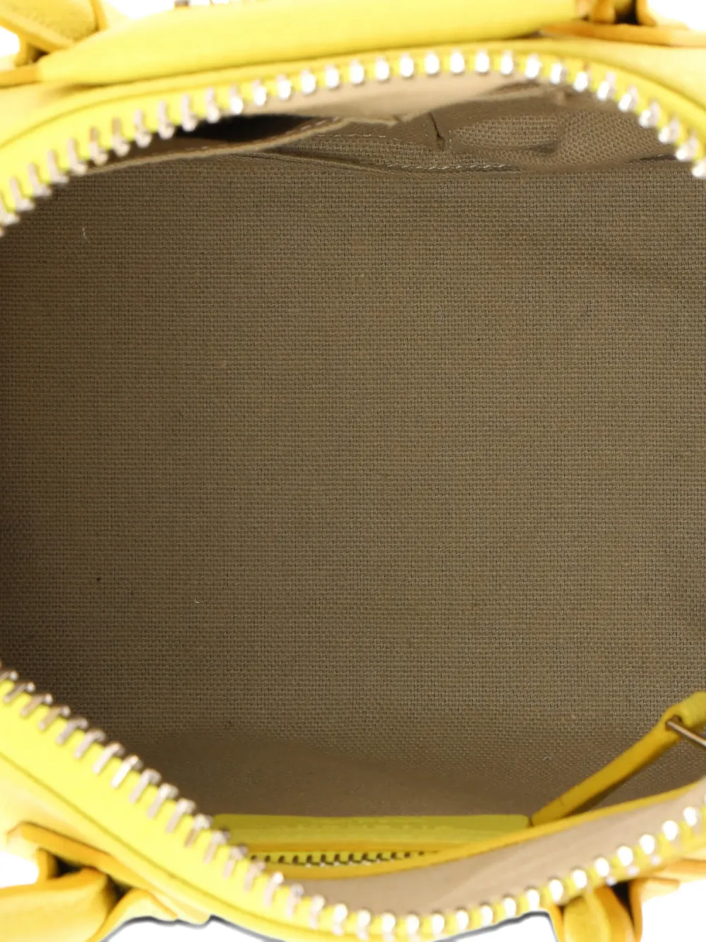 Pre-owned Givenchy Antigona Bag Leather Mini Crossbody Bag In Yellow