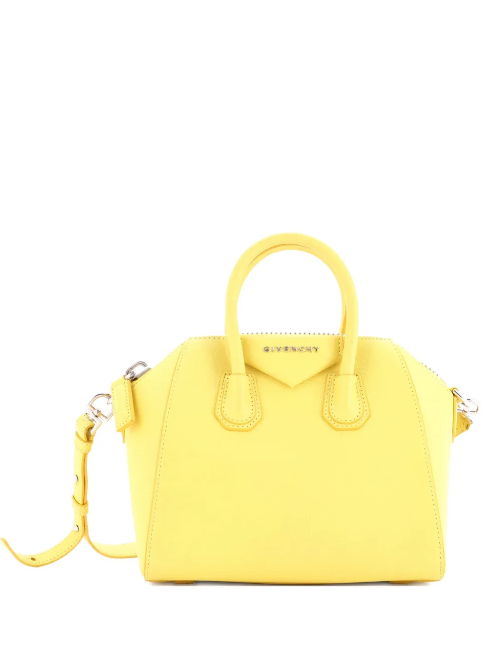 Givenchy Pre-Owned Antigona Bag Leather Mini crossbody bag - Giallo