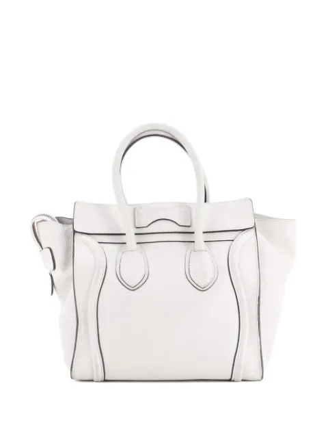 Celine Pre-Owned tote micro de piel granulada