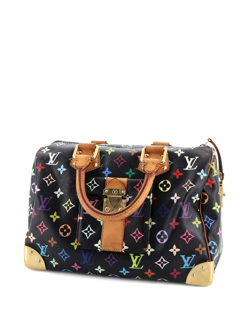 Louis Vuitton Pre-Owned Speedy Handbag Monogram Multicolor 30 satchel - Nero