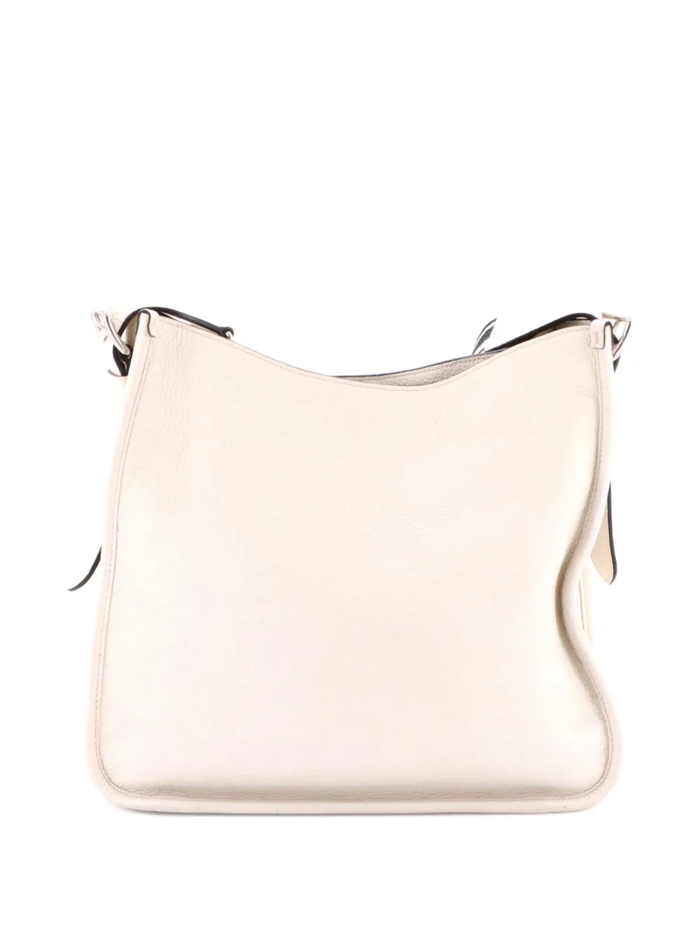 Click to view more detailed imagery on our partner's website Pre-owned Prada Logo Strap Leather Medium Hobo Bag In White