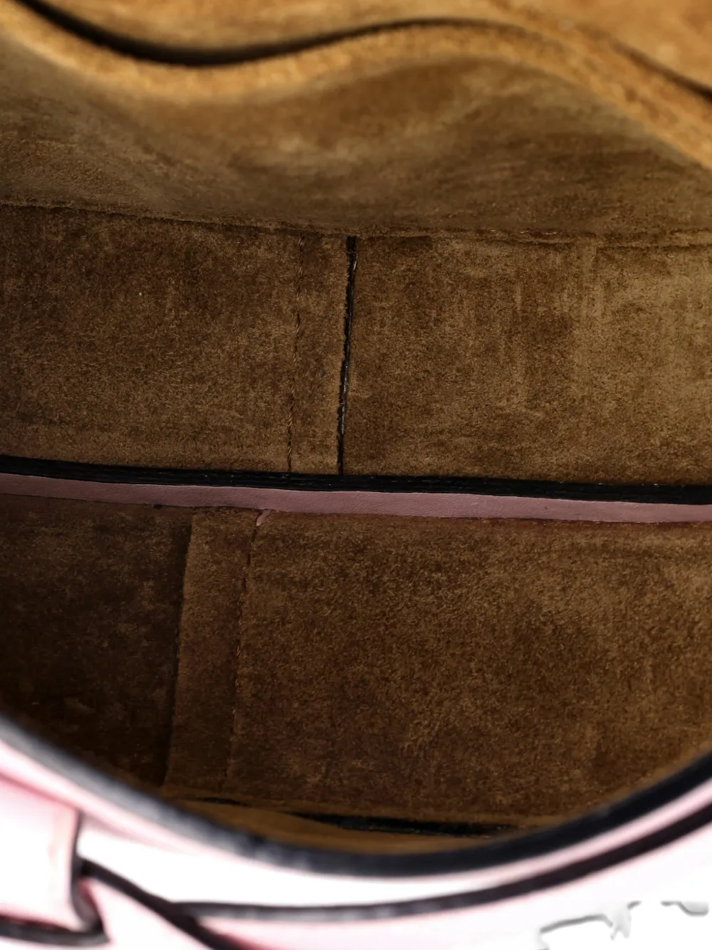 Pre-owned Loewe Gate Leather Mini Belt Bag In Pink