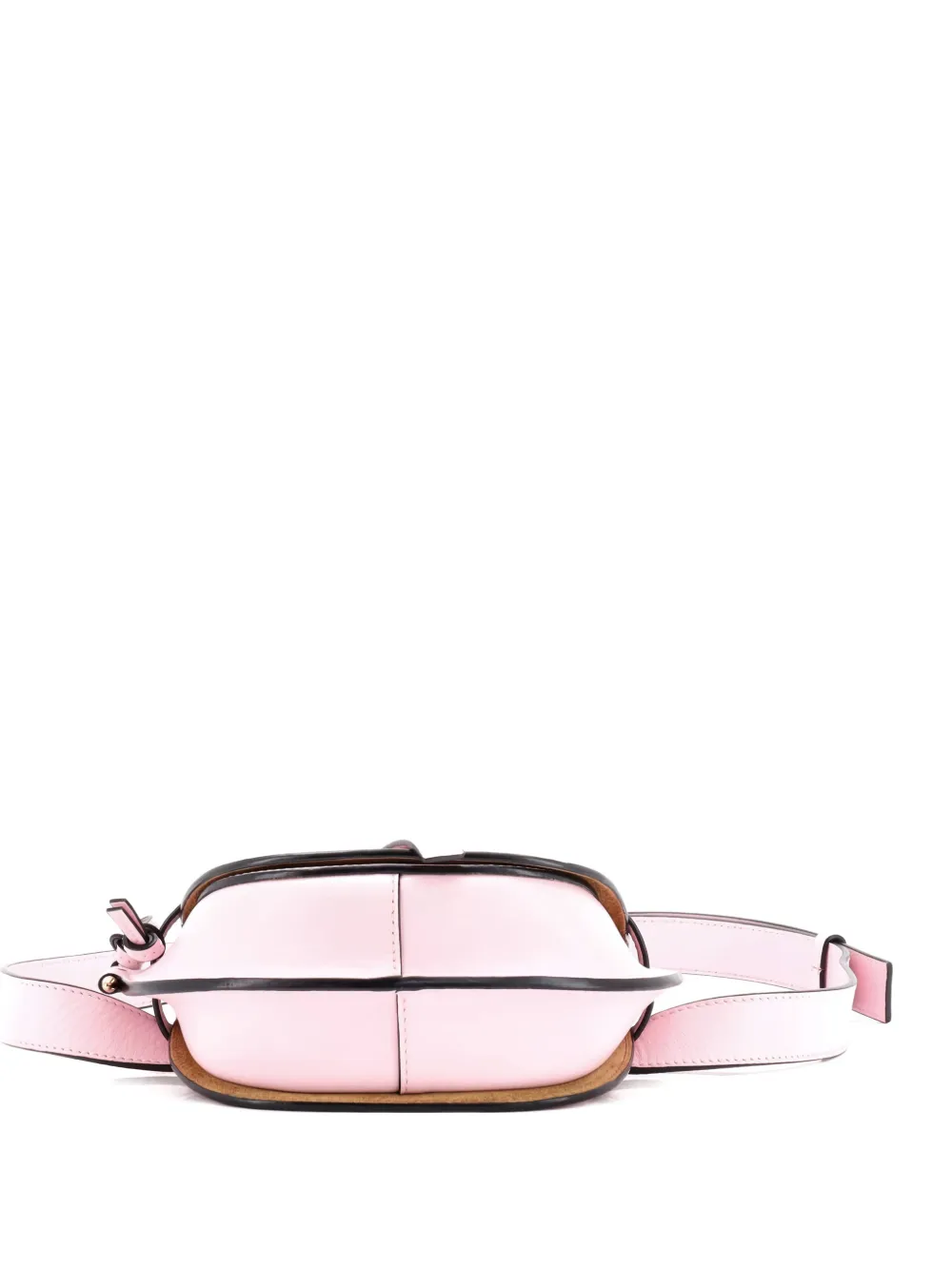 Pre-owned Loewe Gate Leather Mini Belt Bag In Pink