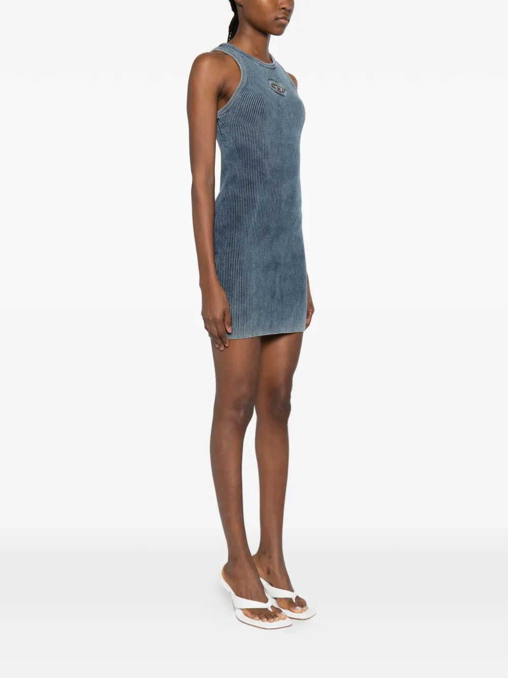  Diesel Sleeveless Mini Dress - Blue 