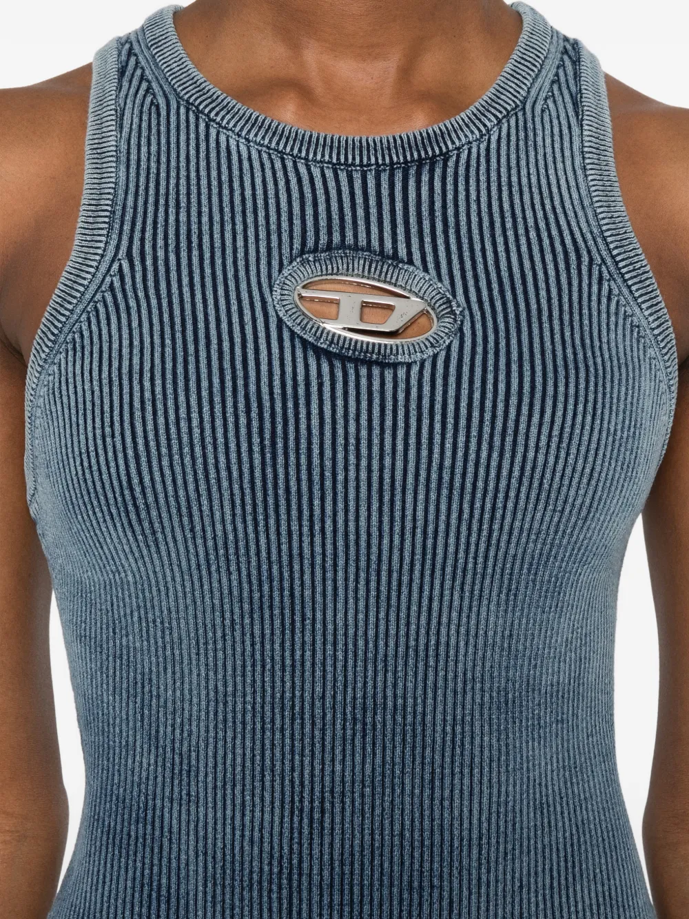 Diesel Mouwloze mini-jurk Blauw