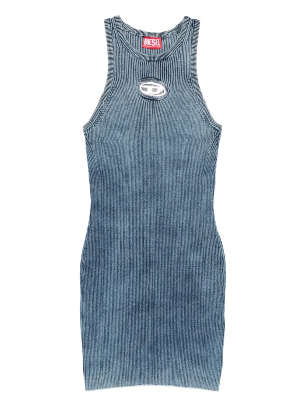 Diesel Cotton Mini Dress - Blue