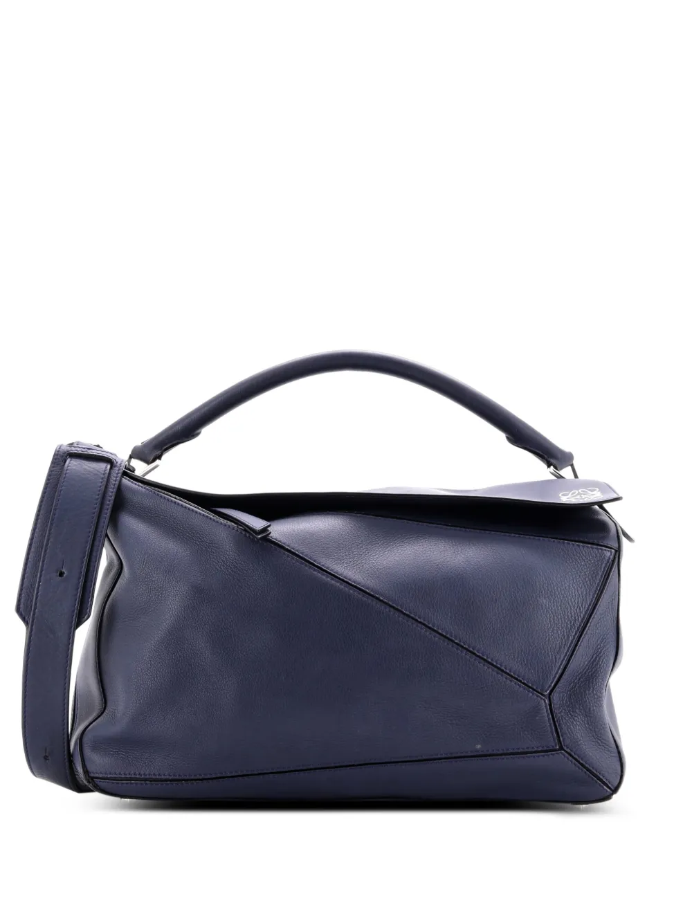 Loewe Pre-Owned Puzzle Bag Leather Large satchel | Blue | Image 1