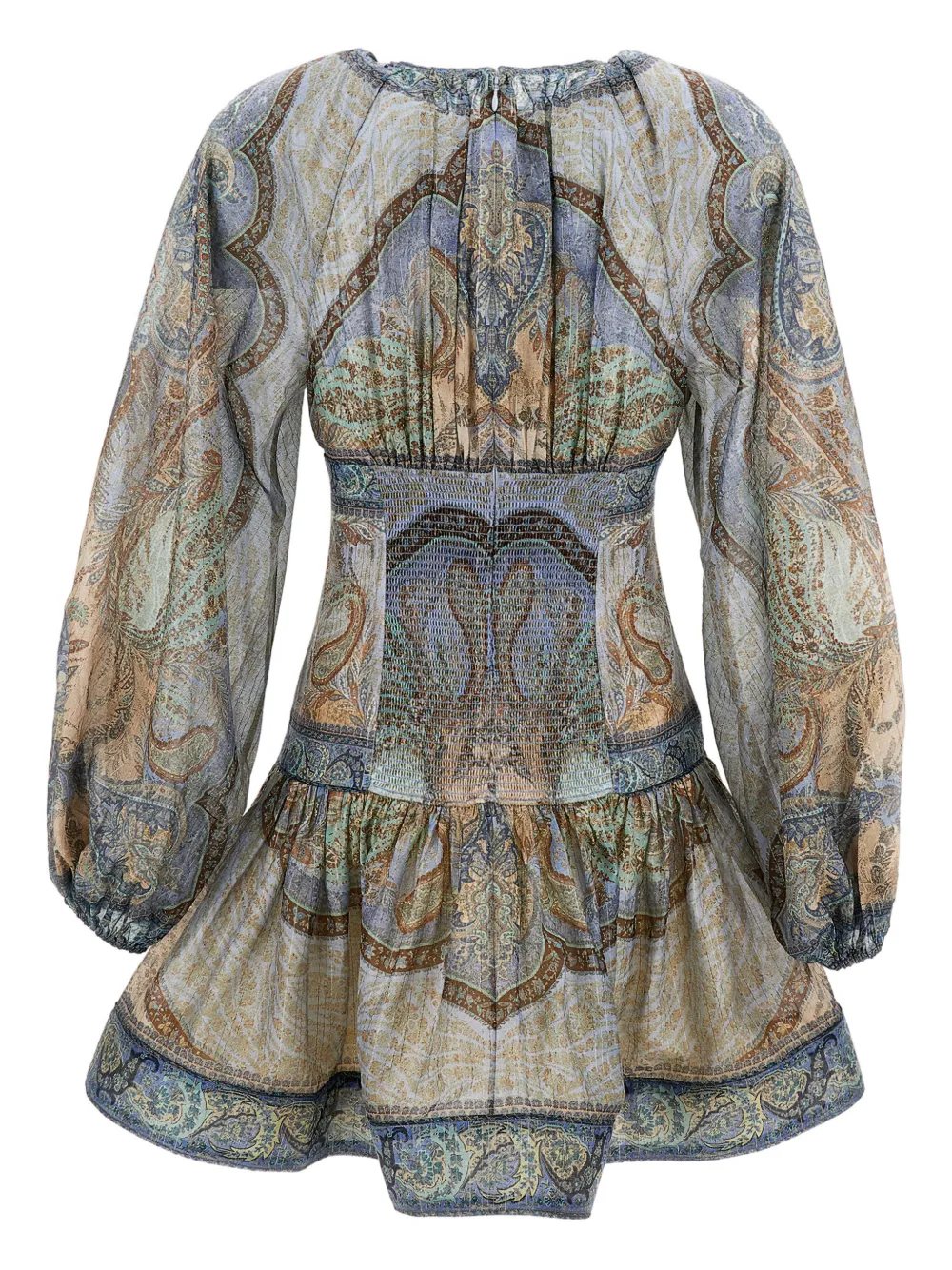 ZIMMERMANN Wanderlust mini dress - Blauw