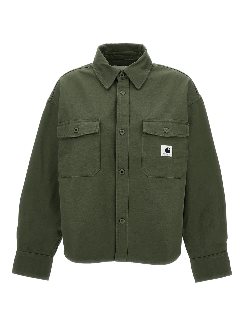 Carhartt Kelly Two Chest-pockets Shirt Jacket In Green
