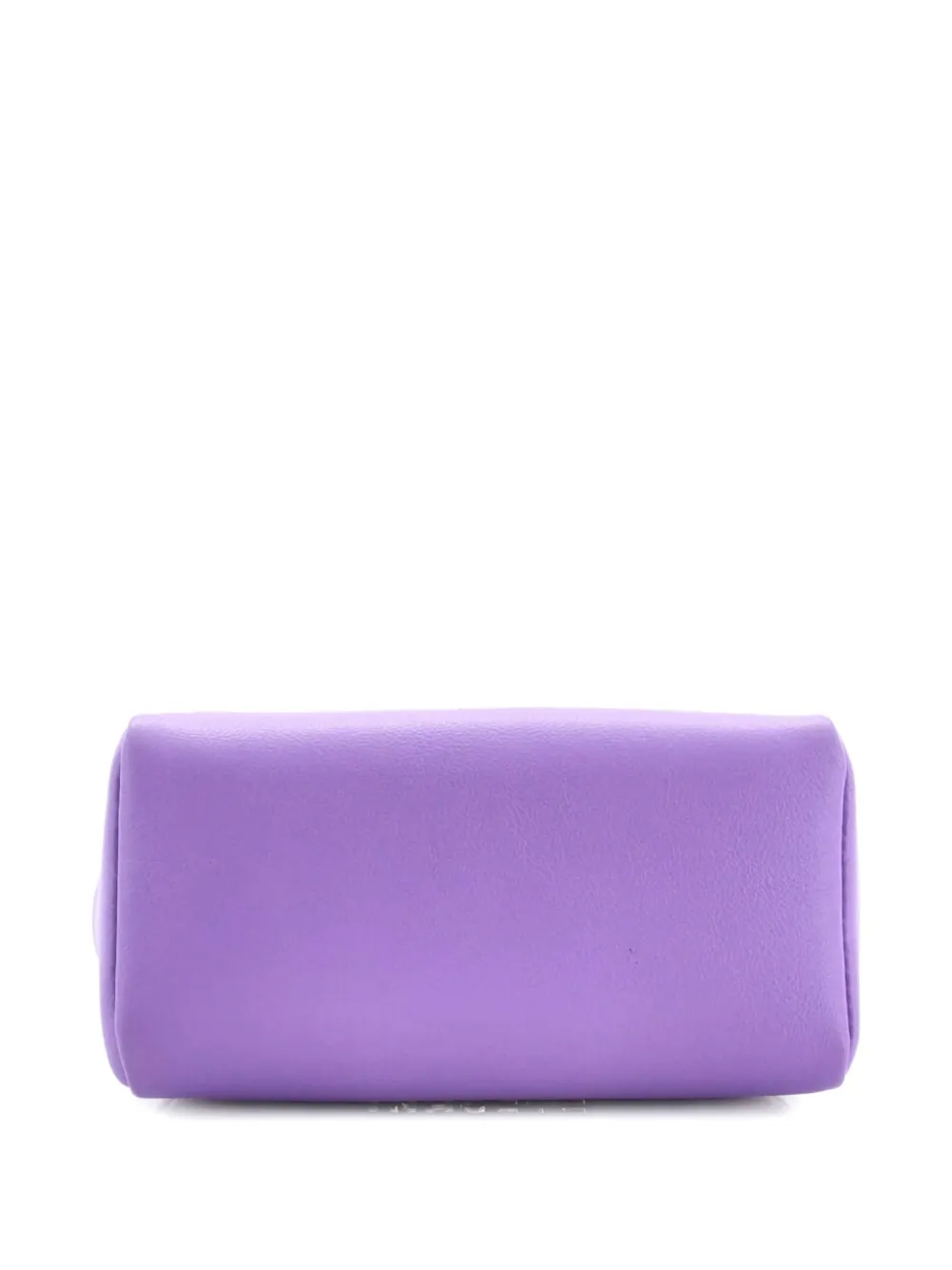 BVLGARI Pre-owned Serpentine Pouch Bag Leather Micro Crossbody Bag In Purple