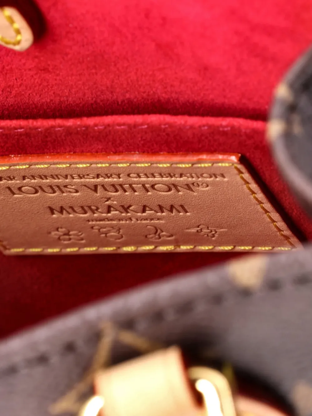 Pre-owned Louis Vuitton X Takashi Murakami Onthego Tote Limited Edition Monogram Panda Bb Shoulder Bag In Brown