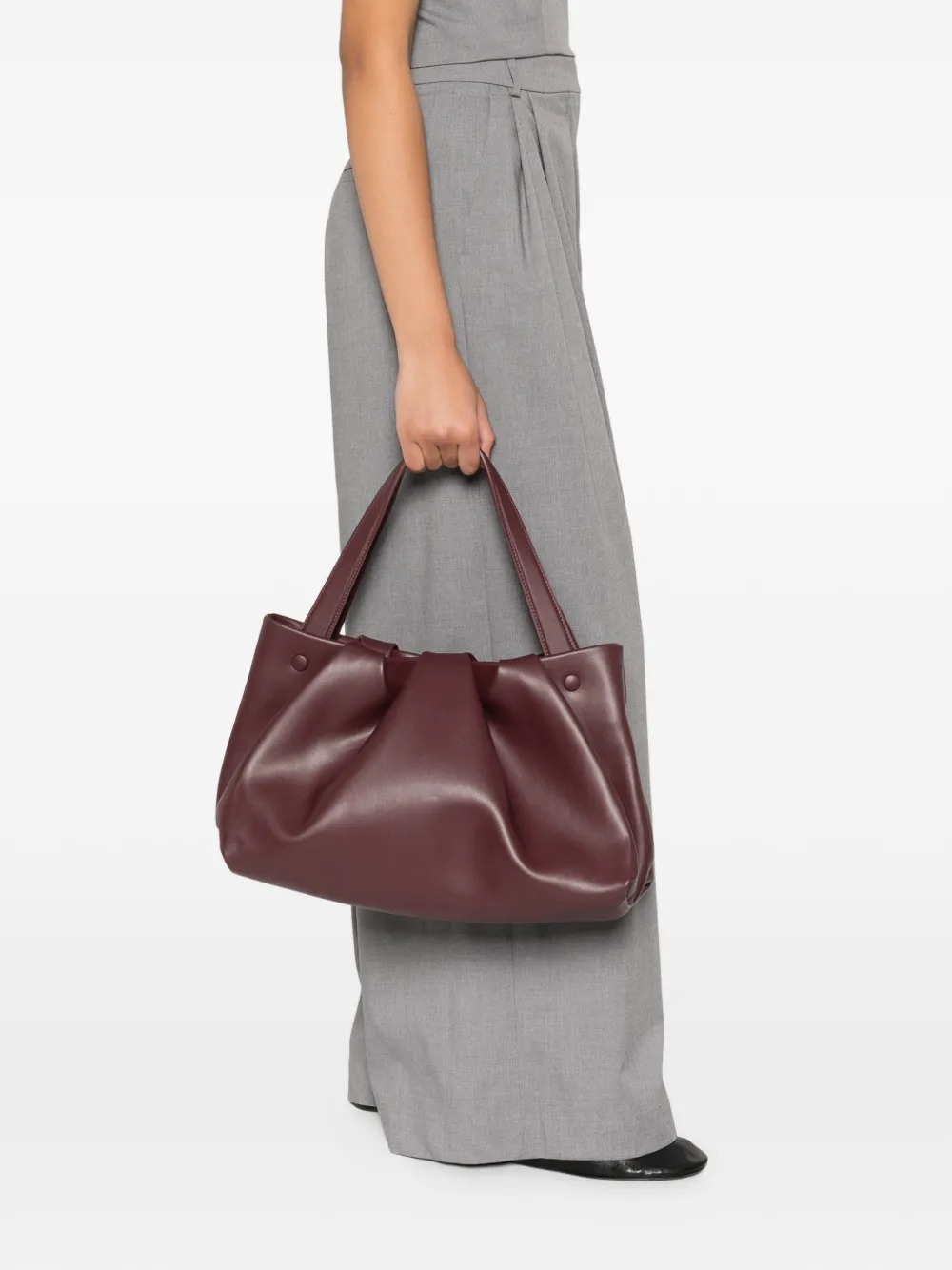 Themoirè Athena gathered tote bag | Tote Bags | Image 2