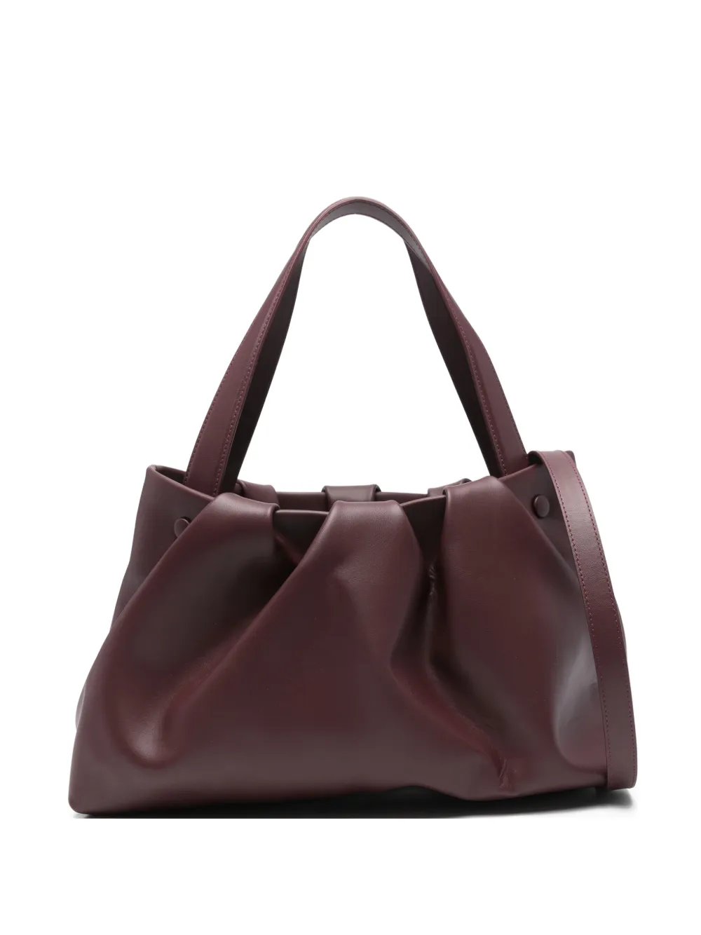 Themoirè Athena gathered tote bag | Red | Image 1