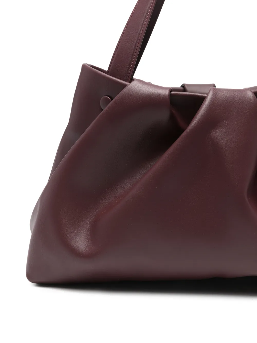 Themoirè Athena gesmockte shopper Rood