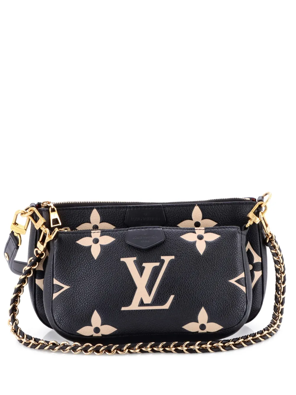 Louis Vuitton Pre-Owned Multi Pochette Accessoires Bicolor Monogram Empreinte Giant crossbody bag - Black