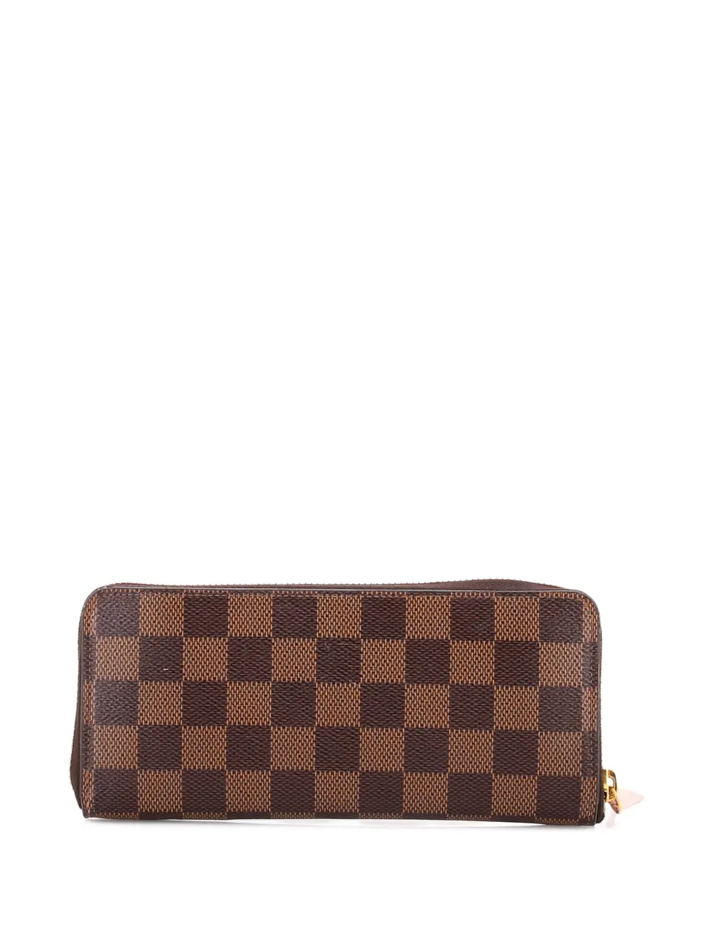 Pre-owned Louis Vuitton Clemence Wallet Damier Small Wallets In Brown
